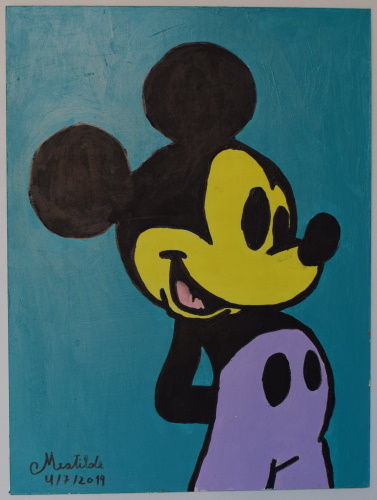 Andy Warhol<br />Mickey Mouse (1981)